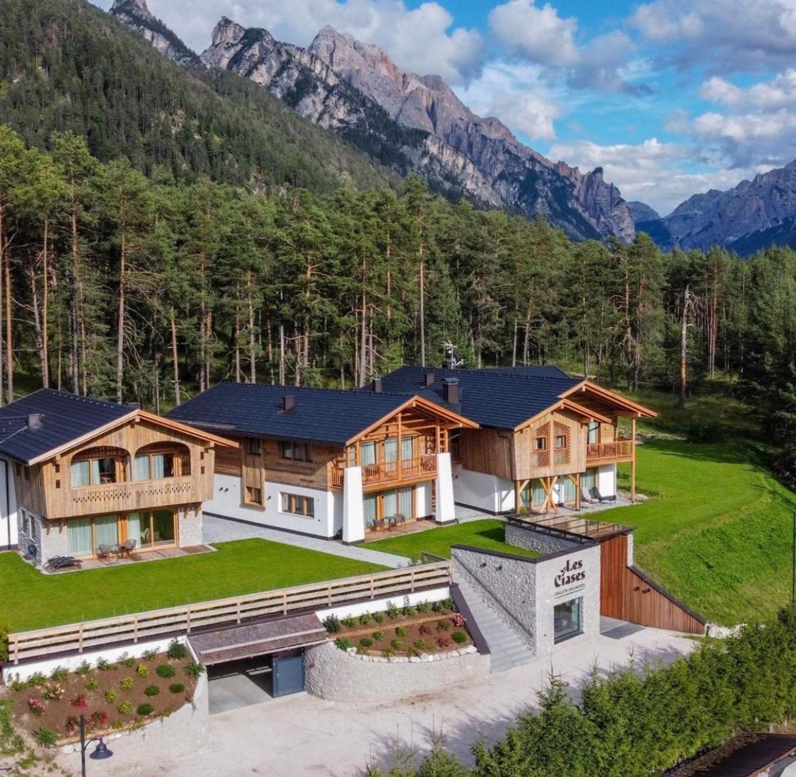 Les Ciases Chalets Dolomites San Vigilio Di Marebbe Exterior photo